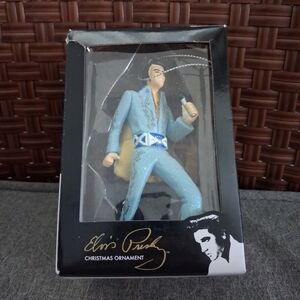 NIB Elvis Presley "Blue Suit" Christmas Ornament
